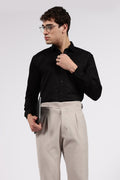 Men’s Black Premium Cotton Formal Shirt