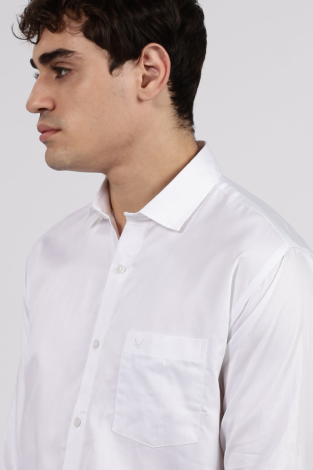 Men’s White Premium Cotton Formal Shirt