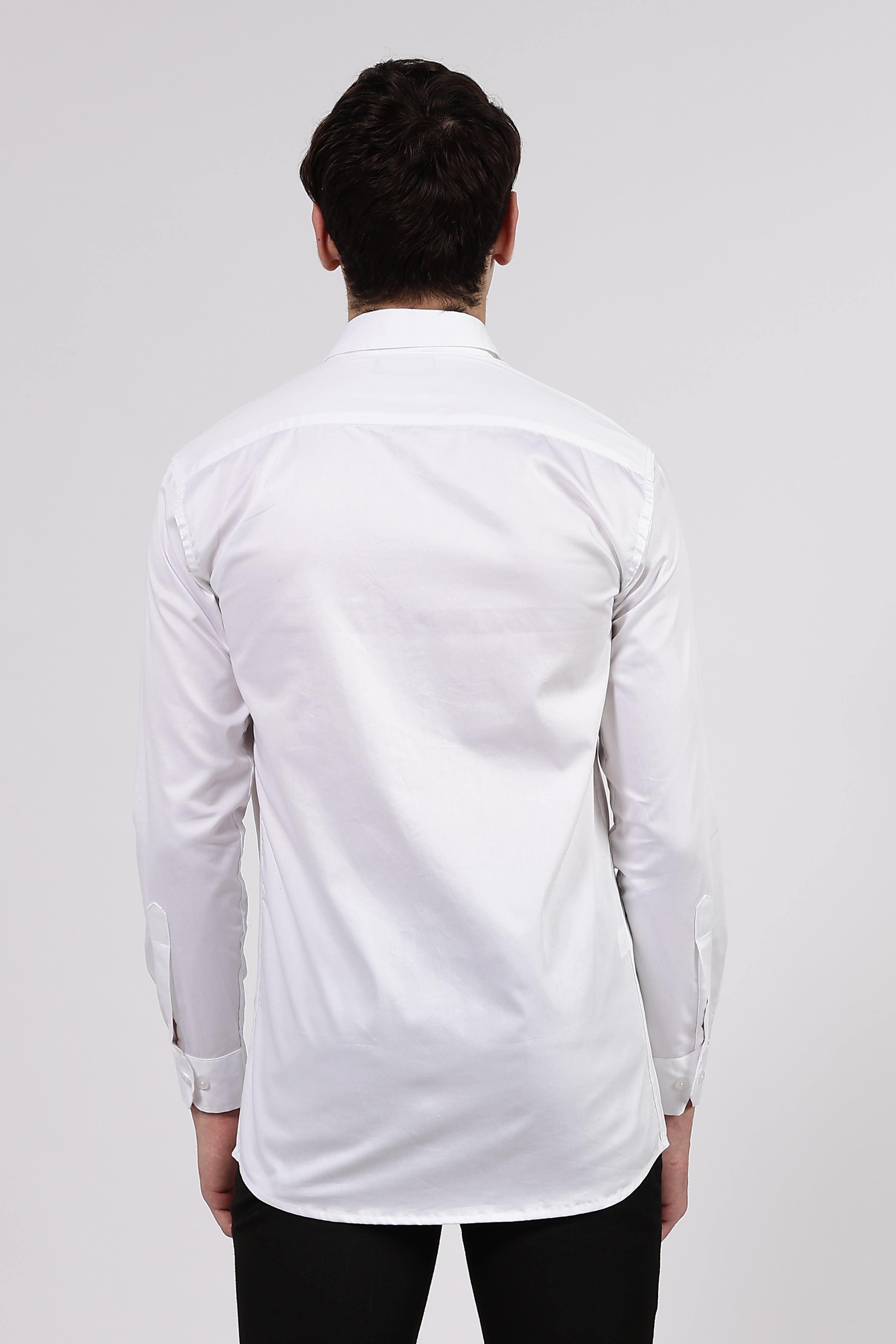 Men’s White Premium Cotton Formal Shirt