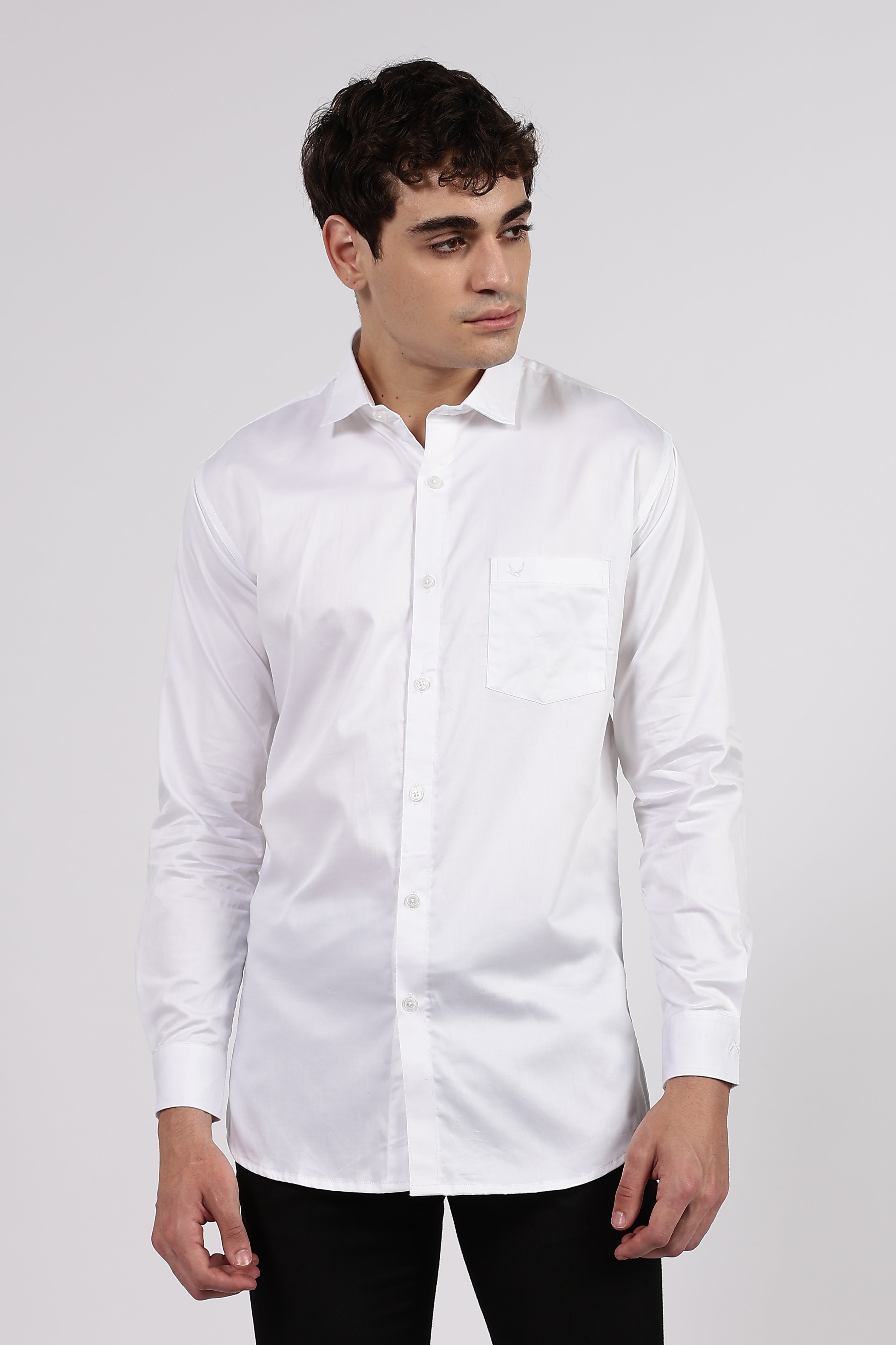 Men’s White Premium Cotton Formal Shirt