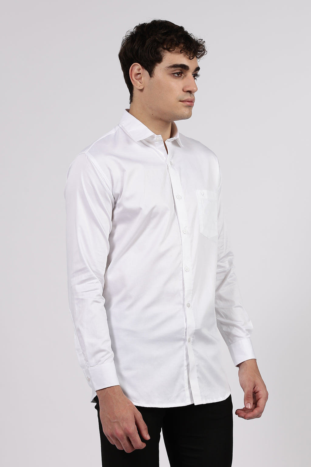 Men’s White Premium Cotton Formal Shirt