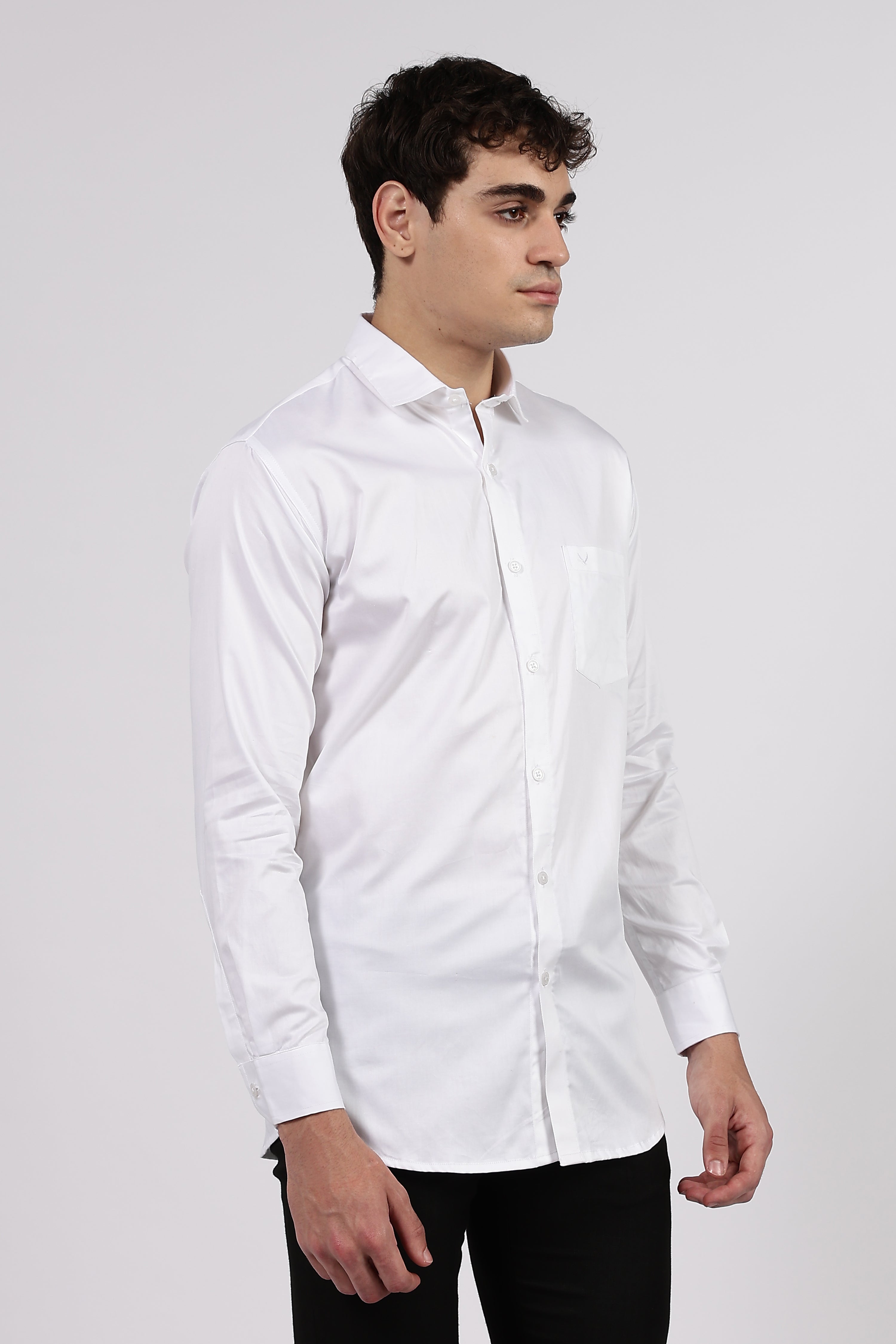 Men’s White Premium Cotton Formal Shirt